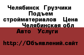 Челябинск. Грузчики. Подъем стройматериалов › Цена ­ 250 - Челябинская обл. Авто » Услуги   